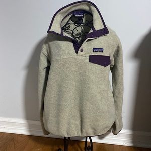 Patagonia snap t pullover fleece sweater